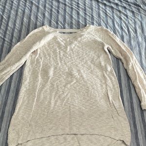 Cream sweater size medium